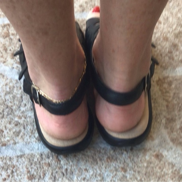 SAS Mystic - Slingback black Sandal size 7.5 - Picture 8 of 9